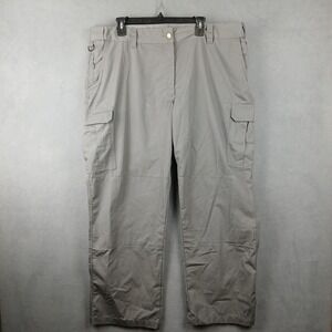 Galls‎ G TAC Tactical Cargo Pants Womens 20 Gray Knee Pads Straight Leg Hiking